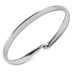 silver twist bangle