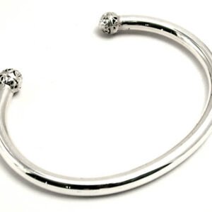 Silver Torque Bangle